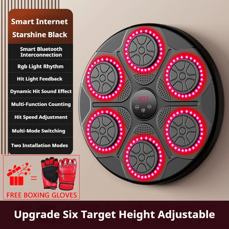 Trainer Gym™ Smart Bluetooth Music Boxing Machine With Gloves