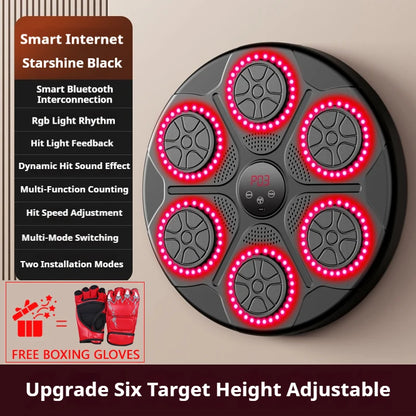 Trainer Gym™ Smart Bluetooth Music Boxing Machine With Gloves